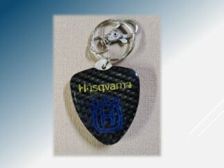 Porte clef  Husqvarna carbone