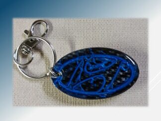 Porte clef Hyundai carbone