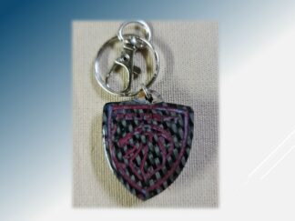 Porte clef  Peugeot carbone