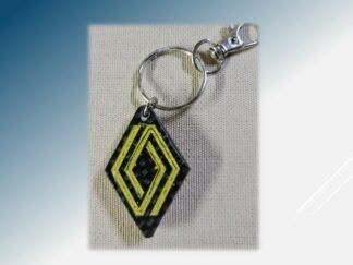 Porte clef  Renault carbone