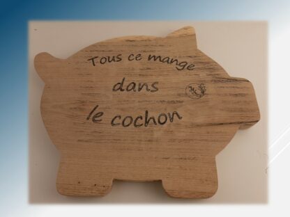 Planche à découper  "cochon" – Image 2
