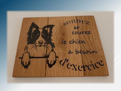 Plaque "Attention au chien" – Image 2