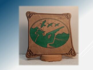 Plaque sur pied "Chasseur" 