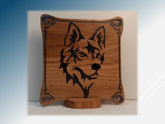 Plaque sur pied "chien"