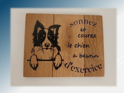Plaque "Attention au chien"