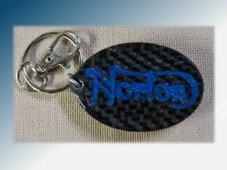 Porte clef Norton carbone
