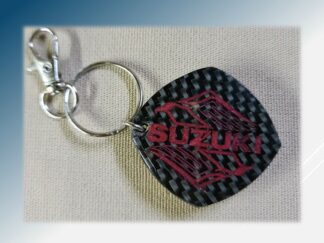 Porte clef  Susuki carbone
